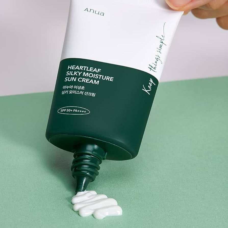 ANUA - Heartleaf Silky Moisture Sunscreen 50ml