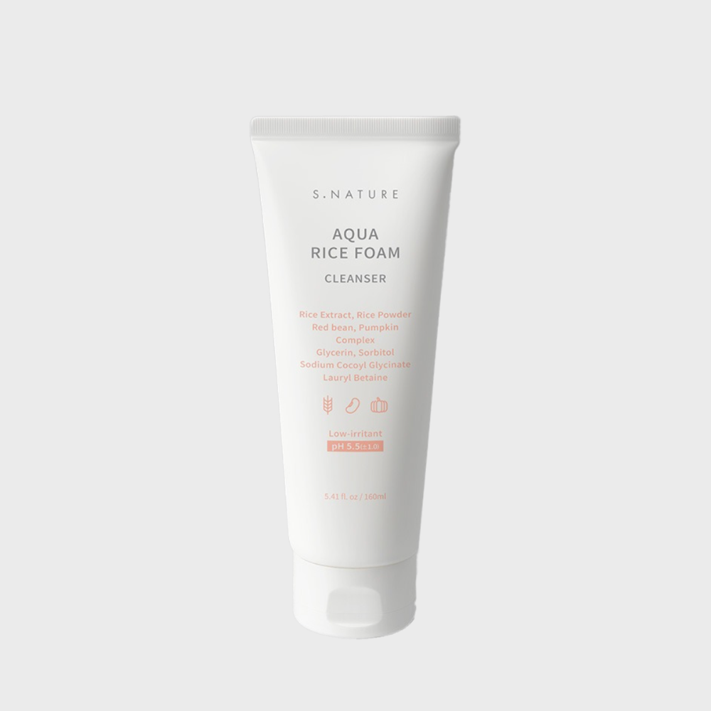 S.NATURE - Aqua Rice Foam Cleanser 80ml