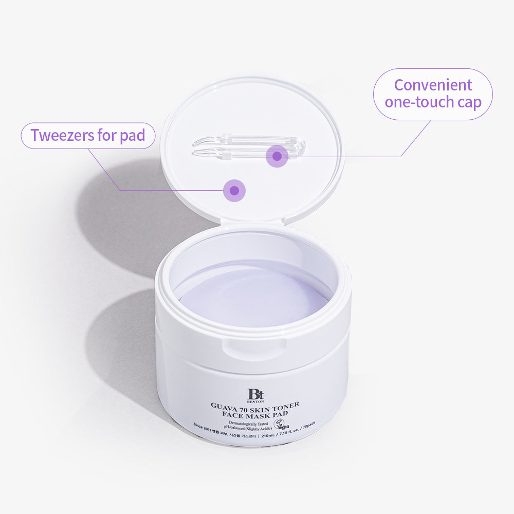 BENTON - Guava 70 Skin Toner Face Mask Pad (70 pads)