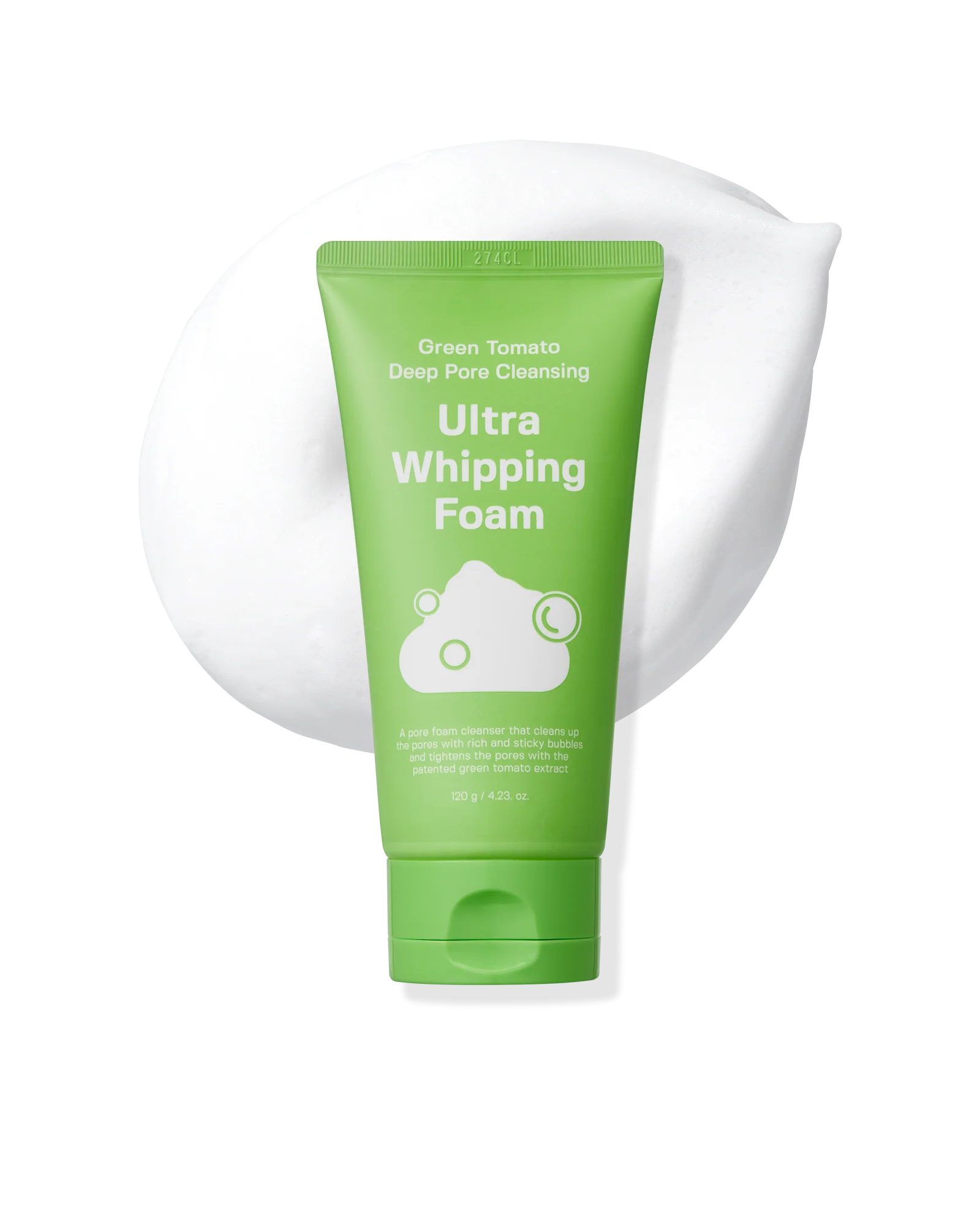 SUNGBOON EDITOR - Green Tomato Deep Pore Cleansing Ultra Whipping Foam