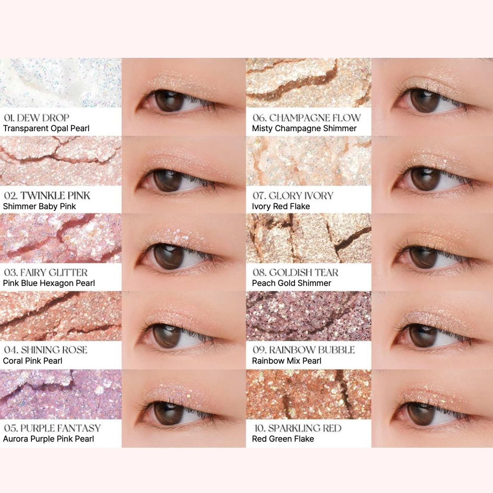 ROM&ND - Better Than Palette 00. Light & Glitter Garden