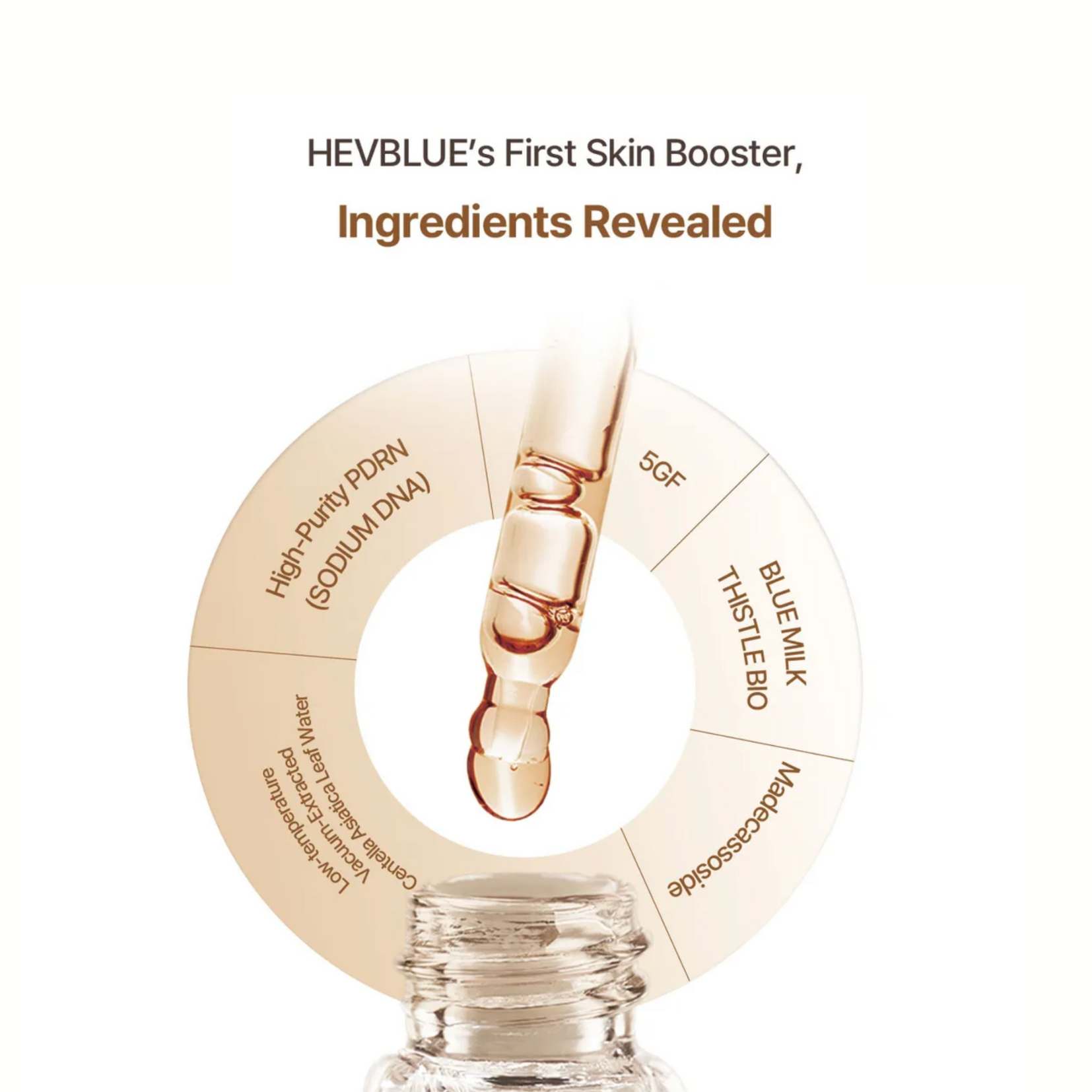 HEVEBLUE - Salmon Caring Newpair PDRN Booster 100,000 Shot Essence 1pc Set