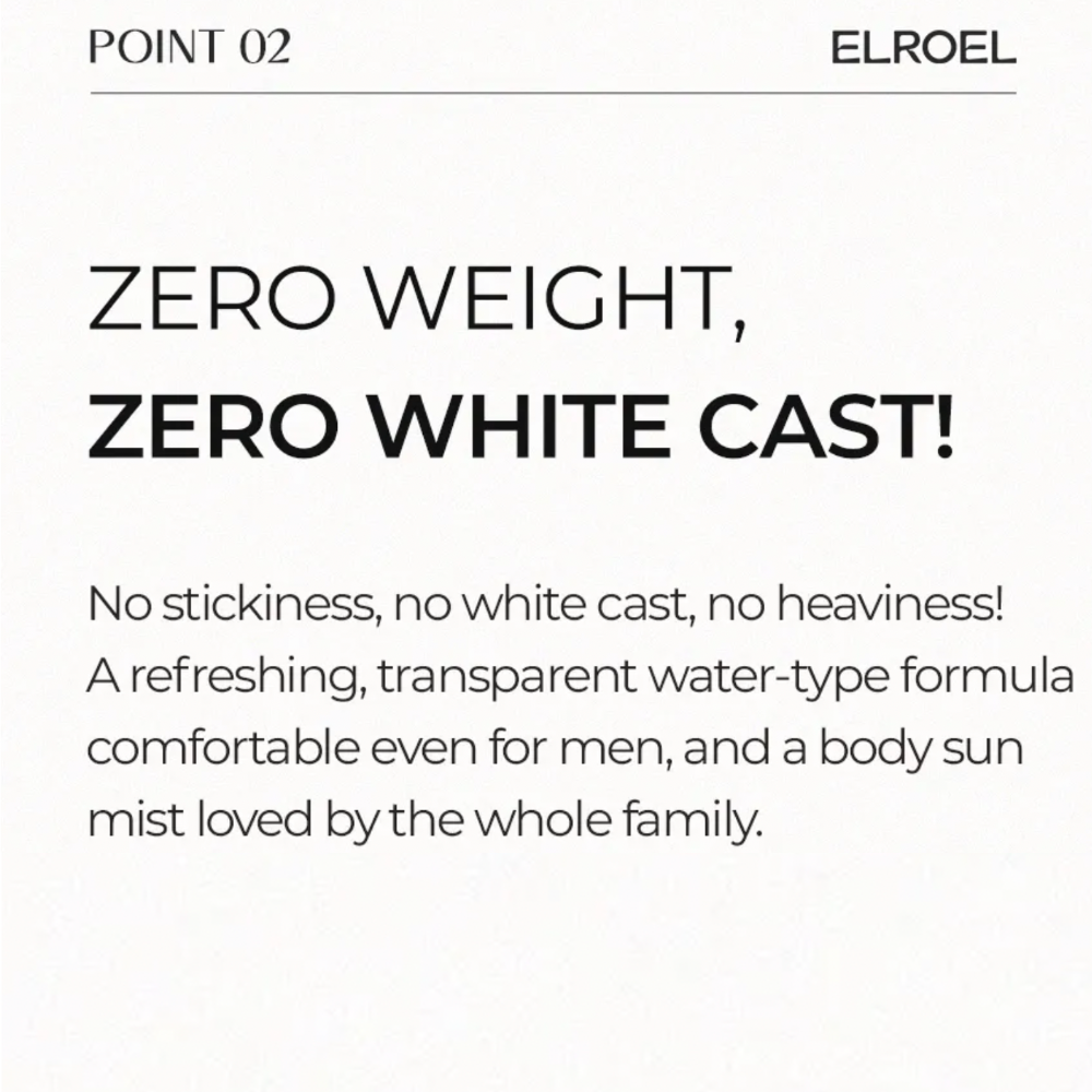 ELROEL - Ice Water Sun Mist 100ml