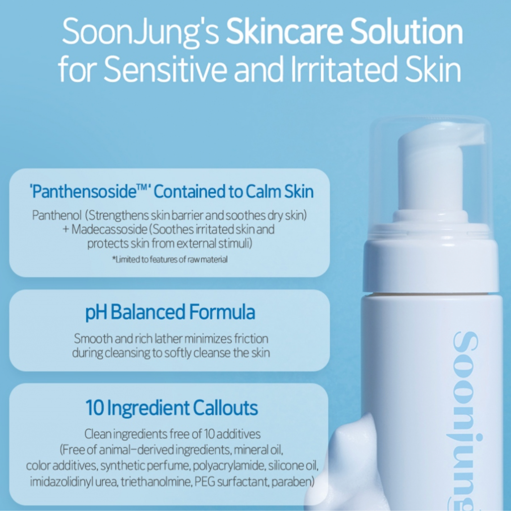 ETUDE - Soon Jung PH 6.5 Whip Cleanser 150ml