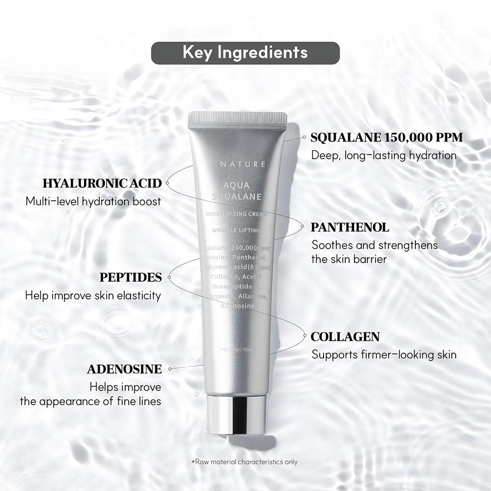 S.NATURE - Aqua Squalane Moisturizing Cream 60ml