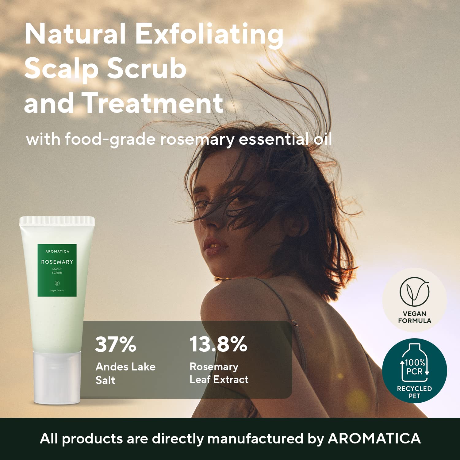 AROMATICA - Rosemary Scalp Scrub 165g