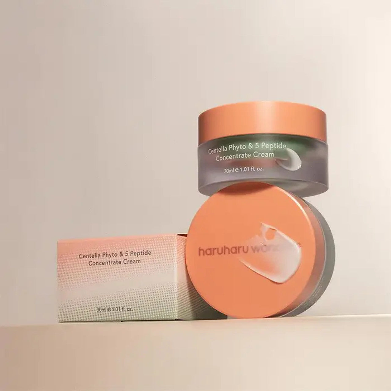 HARUHARU WONDER - Centella Phyto & 5 Peptide Concentrate Cream 30ml