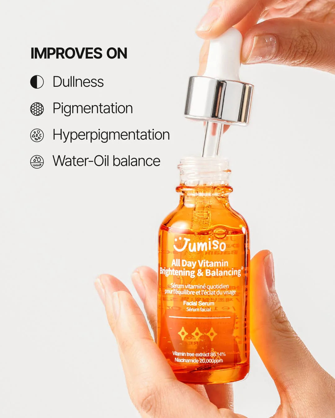 JUMISO - All Day Vitamin Brightening & Balancing Facial Serum 30ml