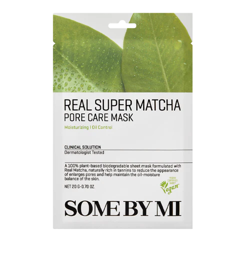 SOMEBYMI - Super Matcha Pore Care Sheet Mask