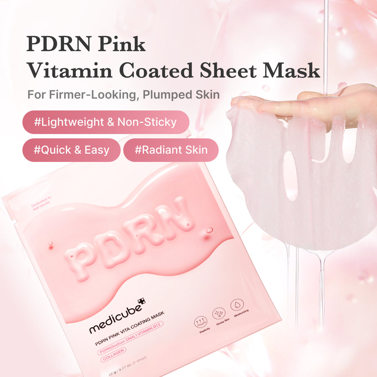 MEDICUBE - PDRN Pink Vita Coating Mask