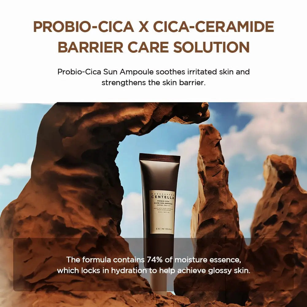 SKIN1004 - Madagascar Centella Probio-Cica Glow Sun Ampoule 50ml
