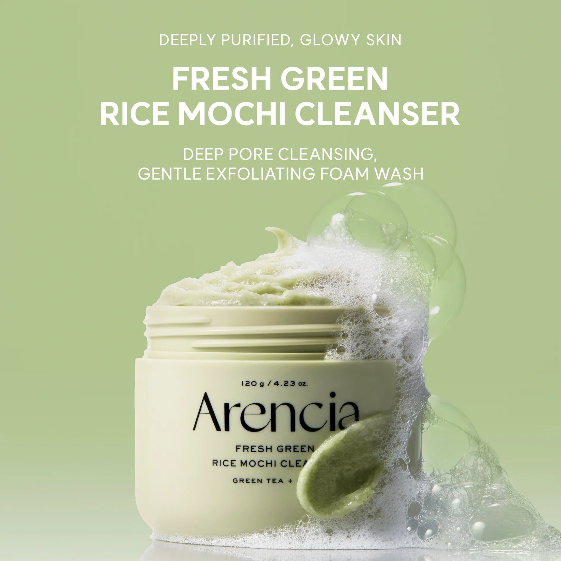 ARENCIA - Fresh Green Mochi Cleanser 120g