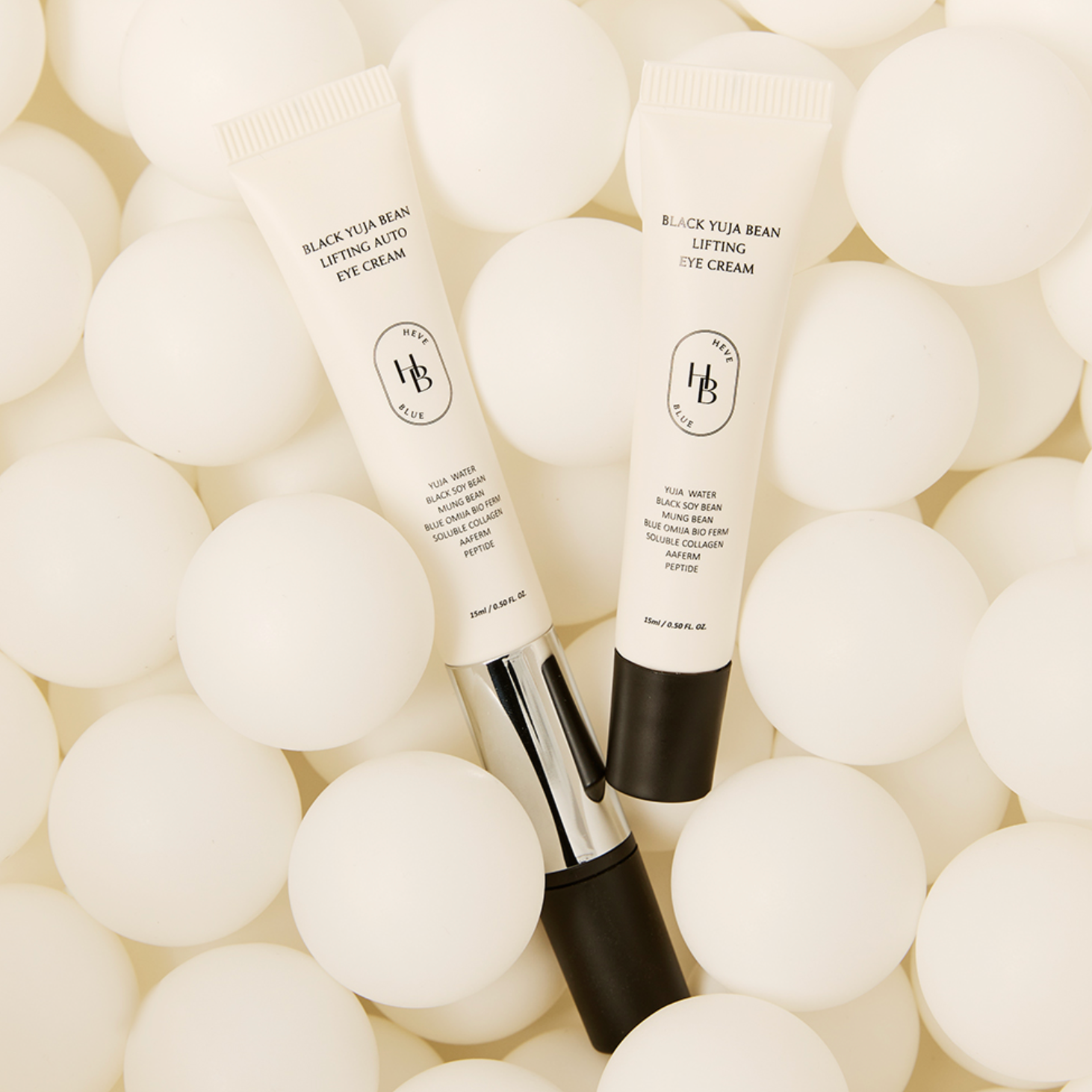 HEVEBLUE - Black Yuja Bean Lifting Auto Eye Cream