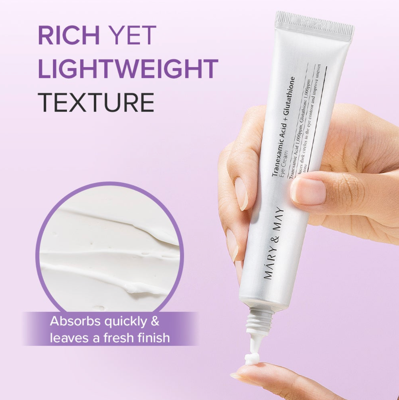 MARY&MAY - Tranexamic Acid+Glutathione Eye Cream 30ml