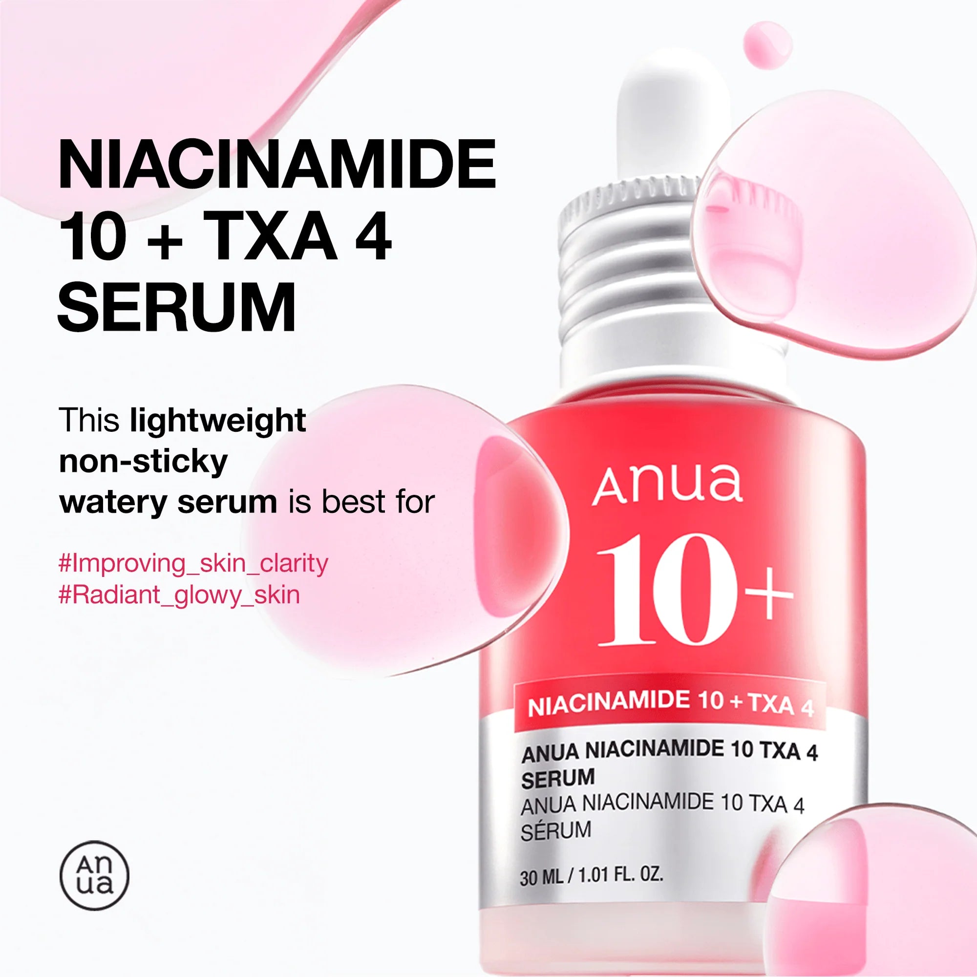 ANUA - Niacinamide 10% + TXA 4% Serum 30 ml