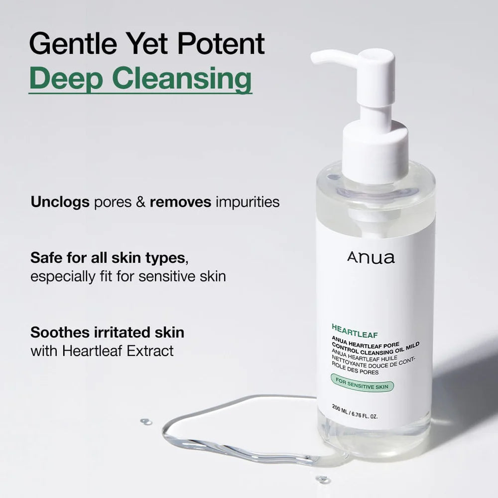 ANUA - Heartleaf Pore Cleansing Oil Mild 200ml