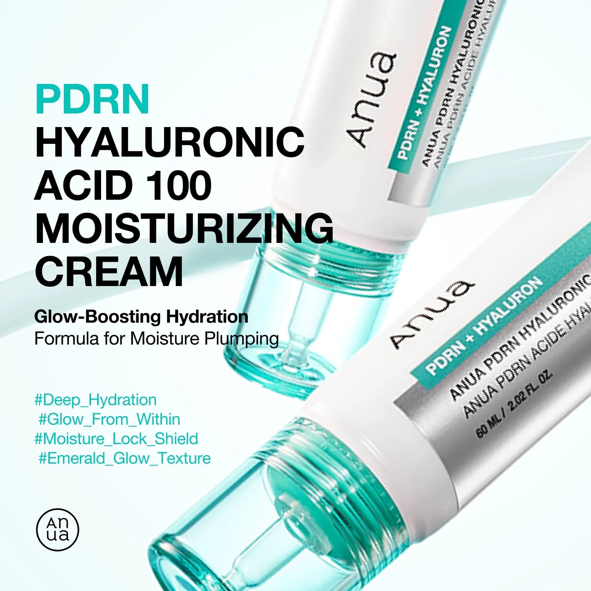 ANUA - PDRN Hyaluronic 100 Moisture Cream 60ml