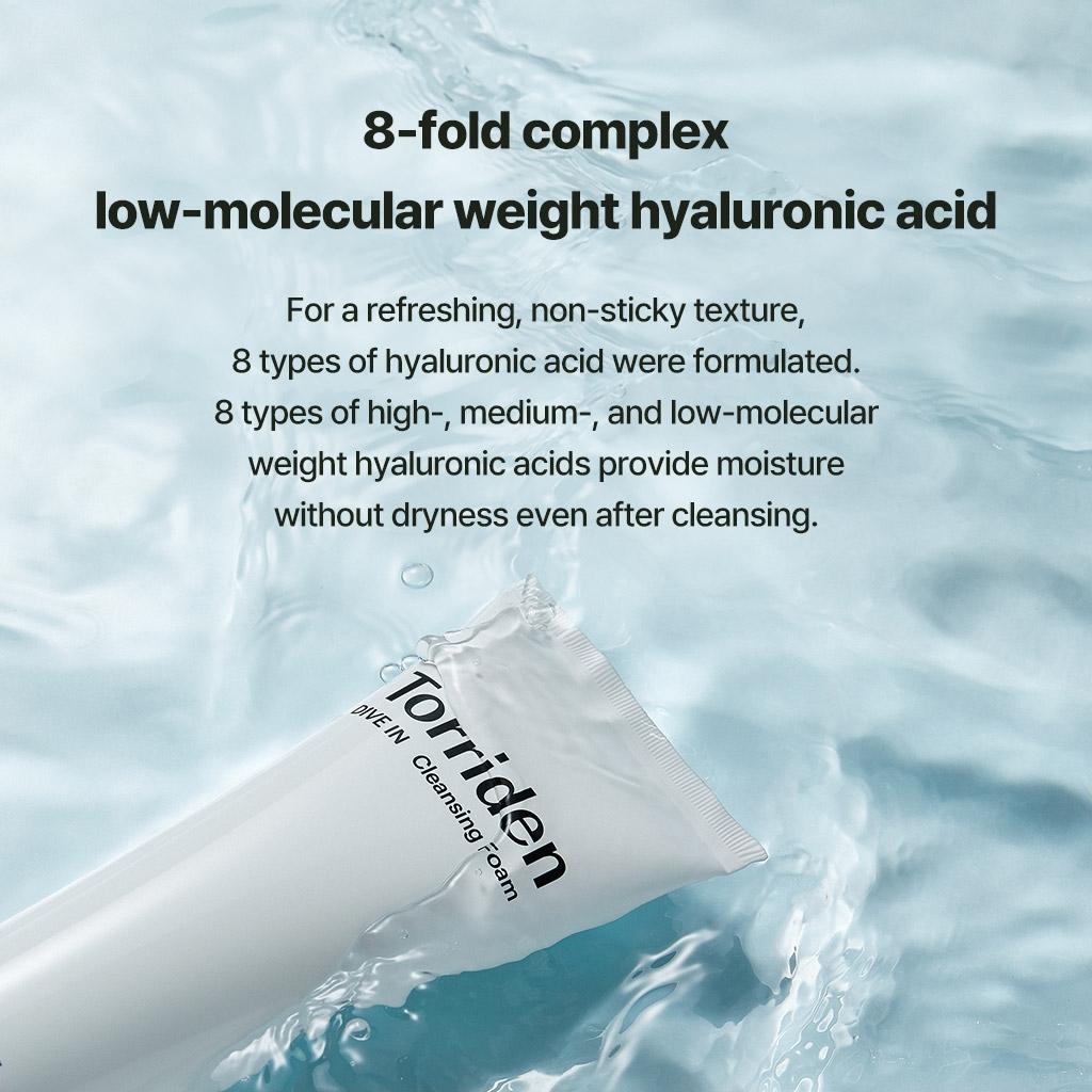 TORRIDEN - Dive-In Low Molecular Hyaluronic Acid Cleansing Foam 150ml