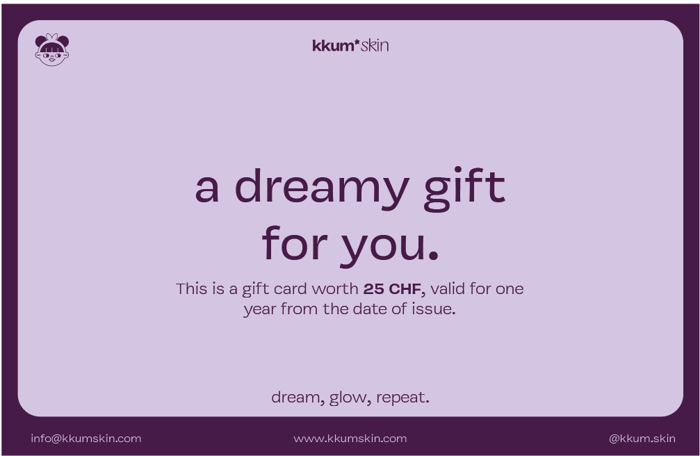 Skincare gift card