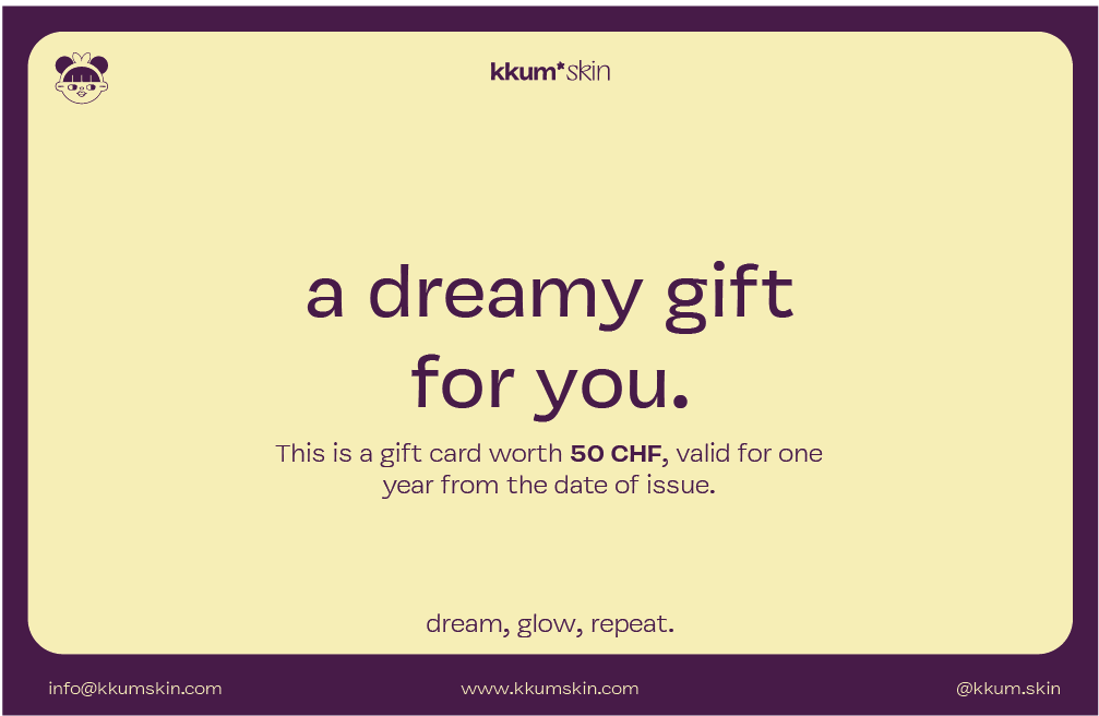 Skincare gift card