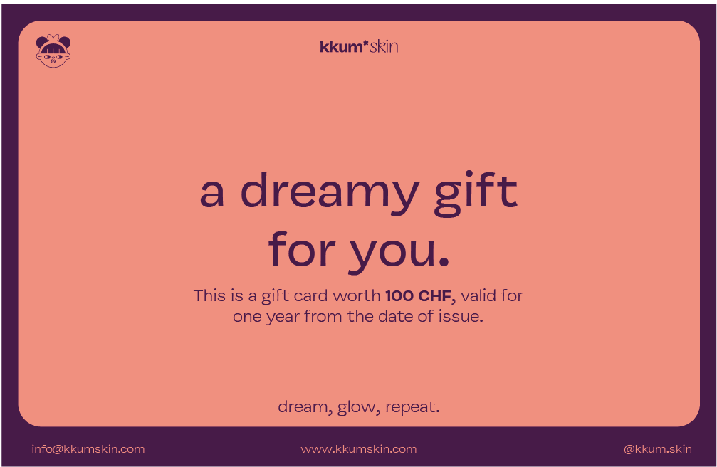 Skincare gift card