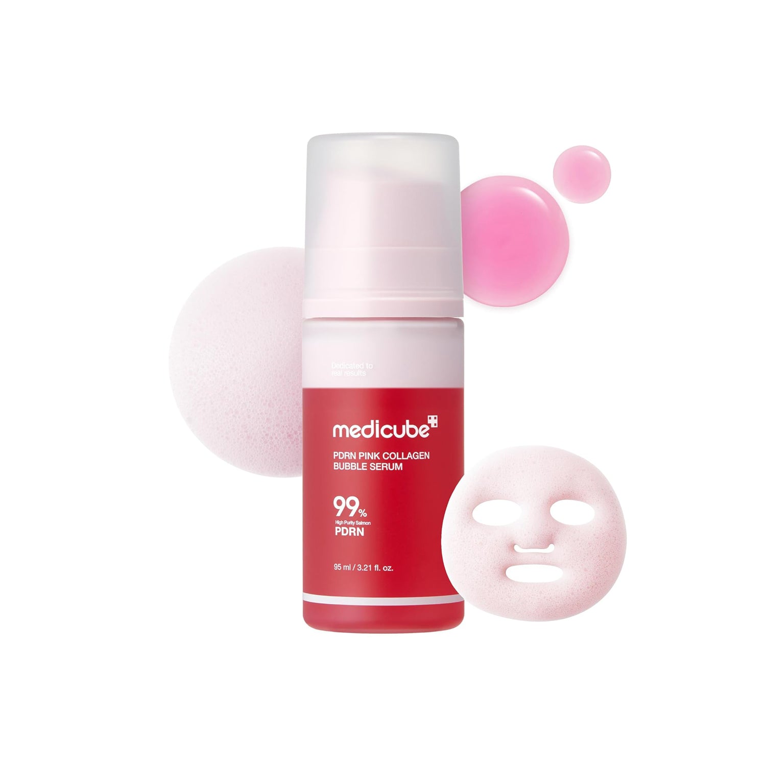 MEDICUBE - PDRN Pink Collagen Bubble Serum 95ml