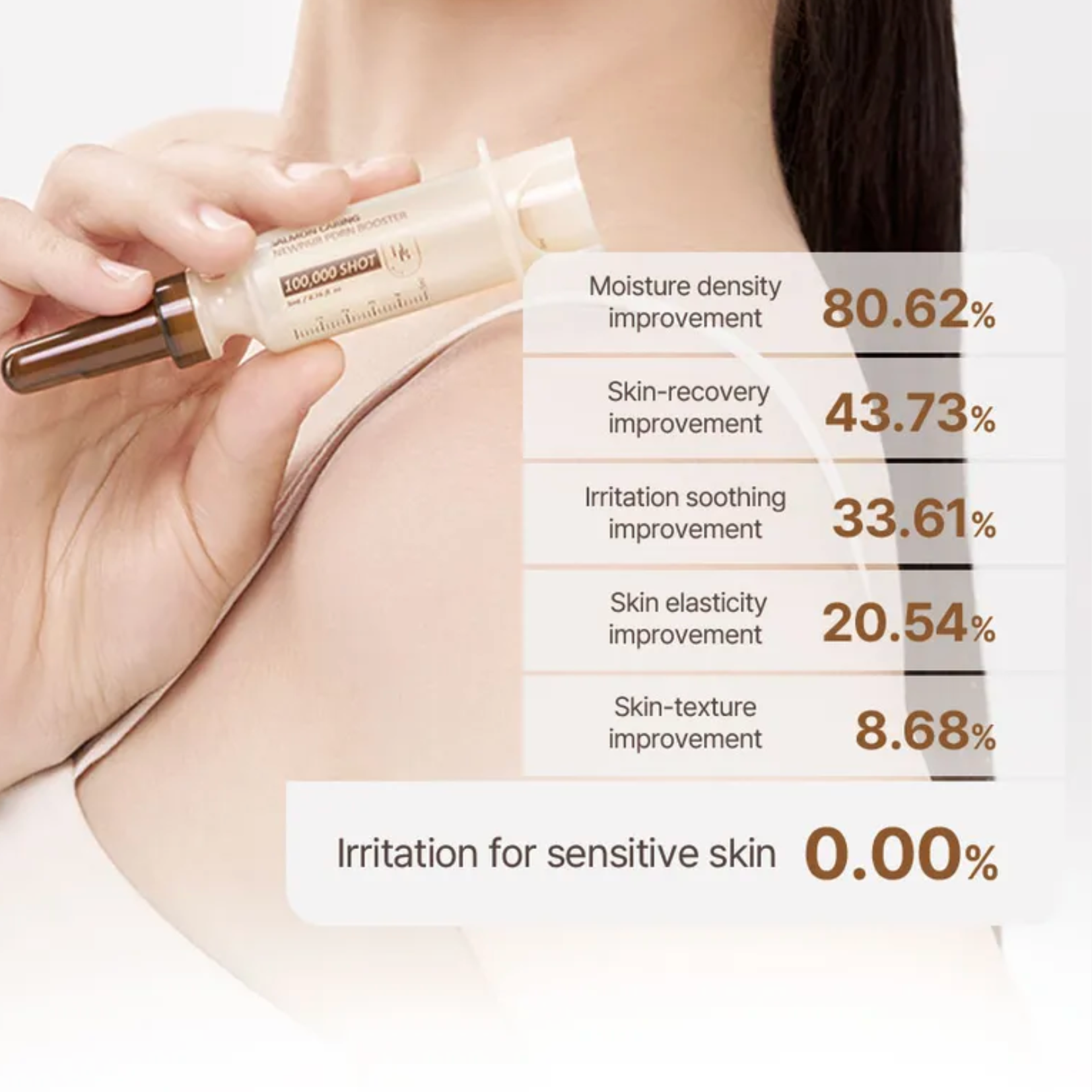 HEVEBLUE - Salmon Caring Newpair PDRN Booster 100,000 Shot Essence 1pc Set