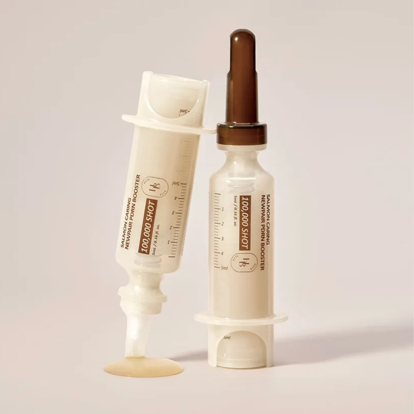 HEVEBLUE - Salmon Caring Newpair PDRN Booster 100,000 Shot Essence 1pc Set