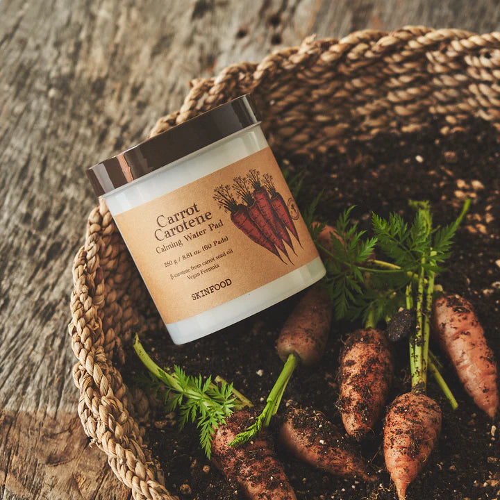 SKINFOOD -  Carrot Carotene Calming Water Pad (60 Pads)