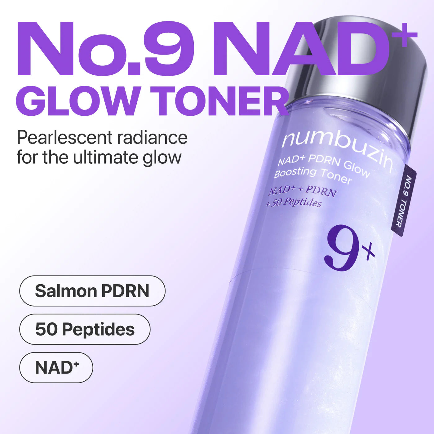 NUMBUZIN – No.9 NAD+ PDRN Glow Boosting Toner 150ml