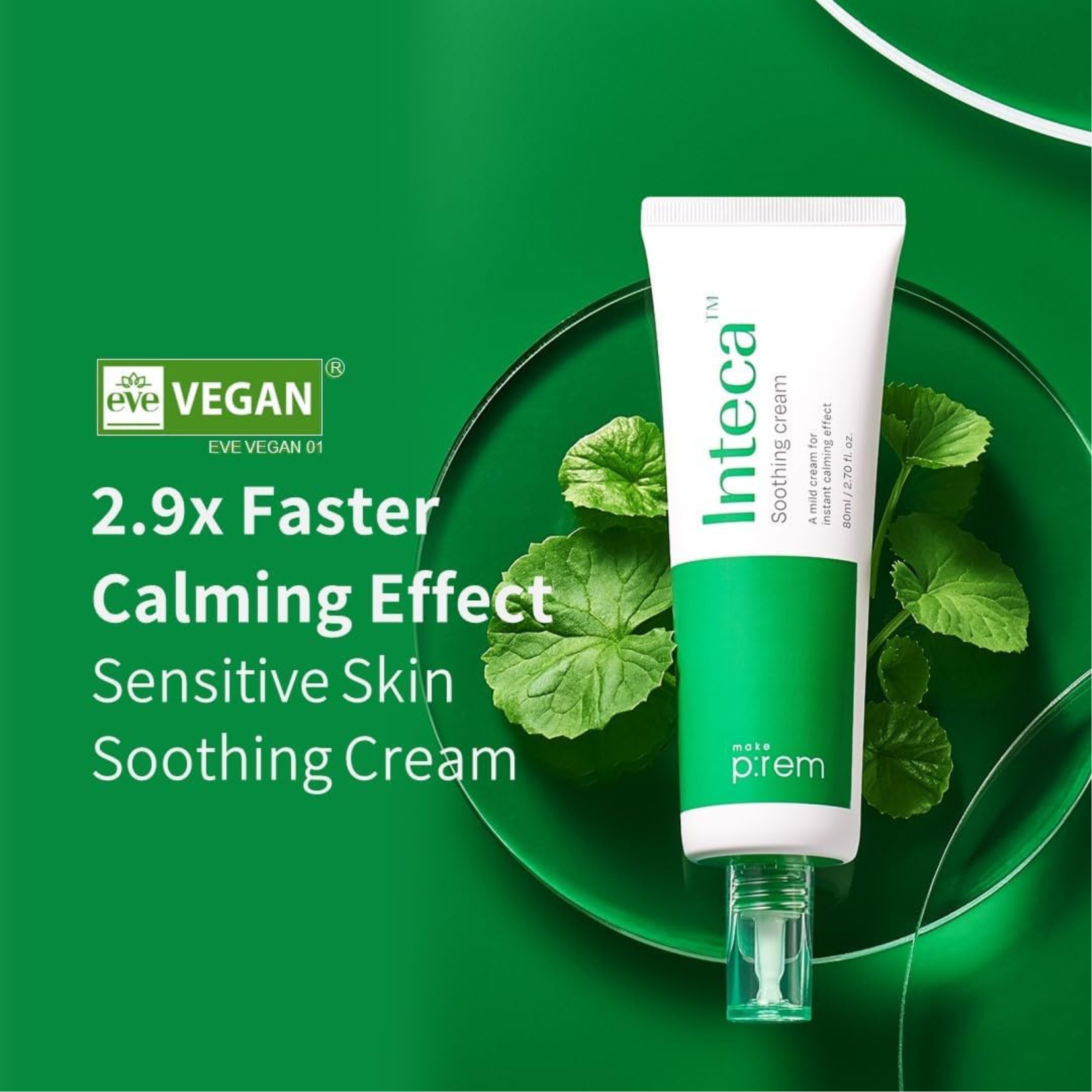 MAKE P:REM - Inteca Soothing Cream 80ml