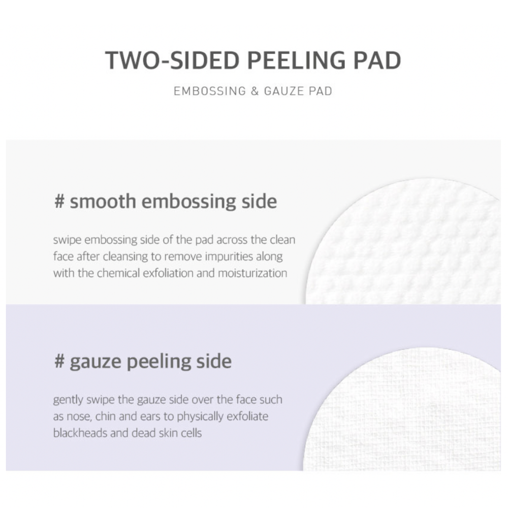 CELIMAX - JIWOOGAE Heartleaf BHA Peeling Pad (60pcs)