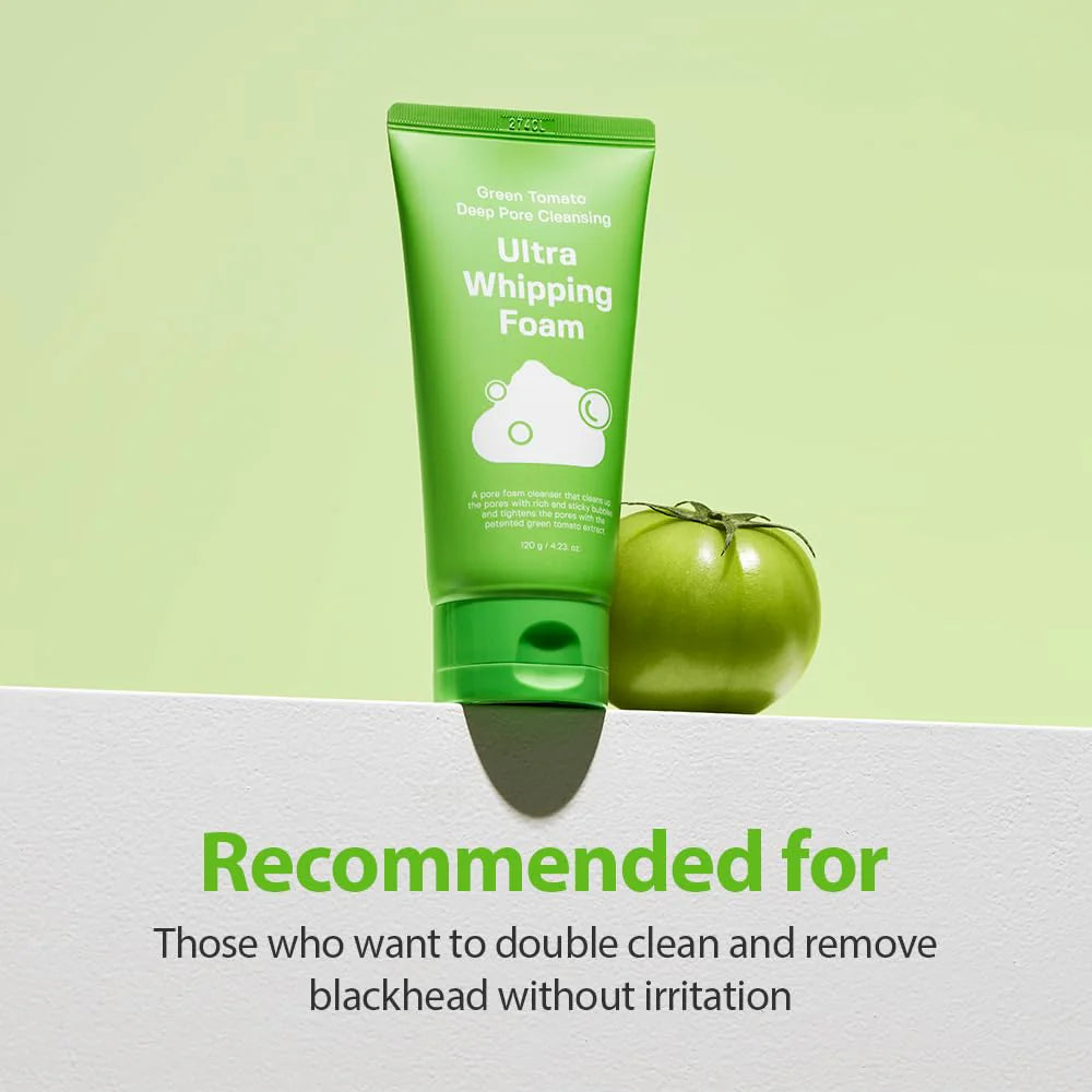 SUNGBOON EDITOR - Green Tomato Deep Pore Cleansing Ultra Whipping Foam