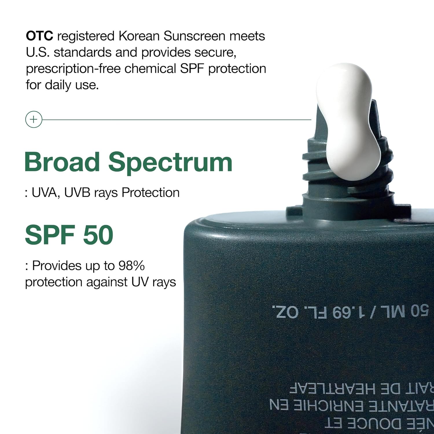 ANUA - Heartleaf Silky Moisture Sunscreen 50ml