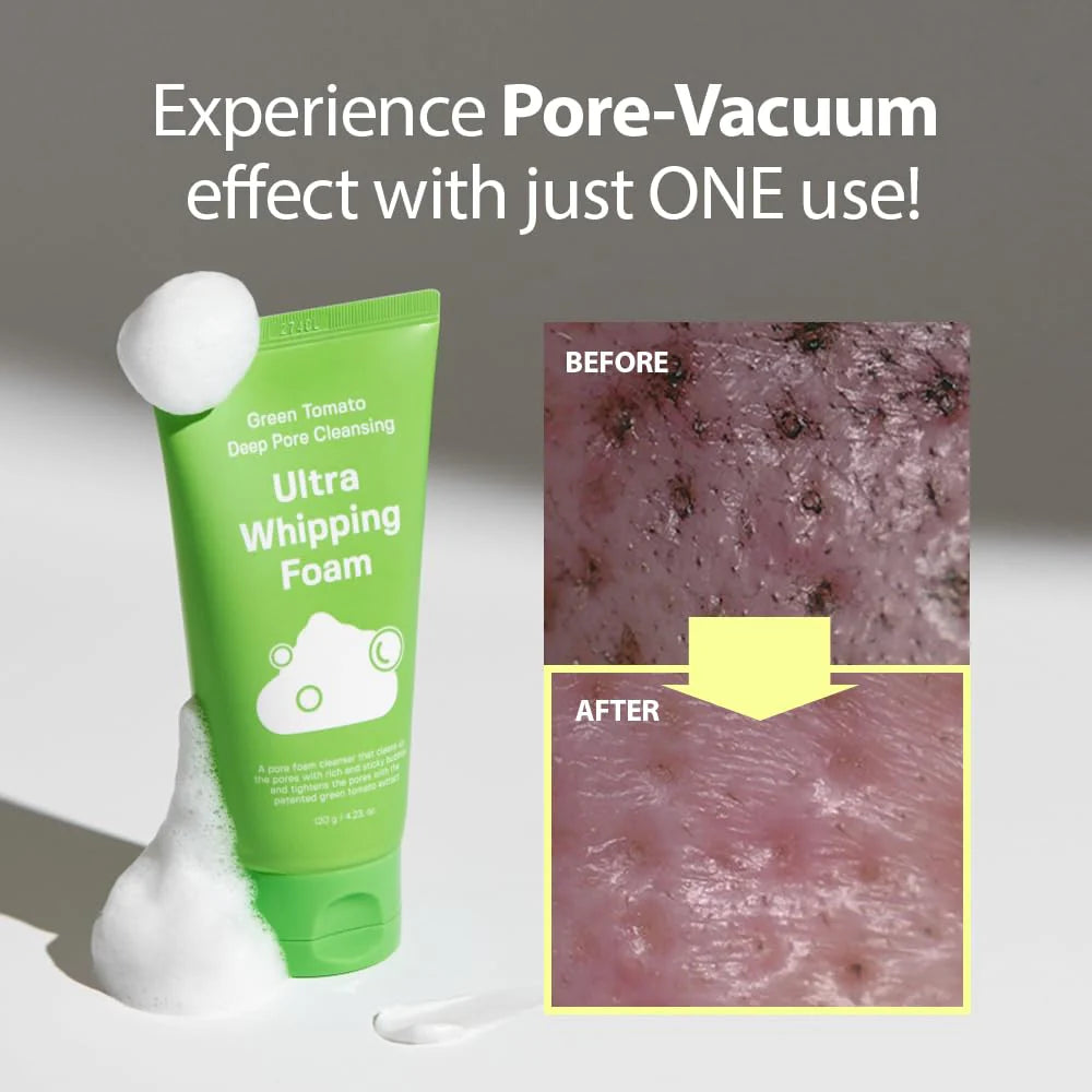 SUNGBOON EDITOR - Green Tomato Deep Pore Cleansing Ultra Whipping Foam