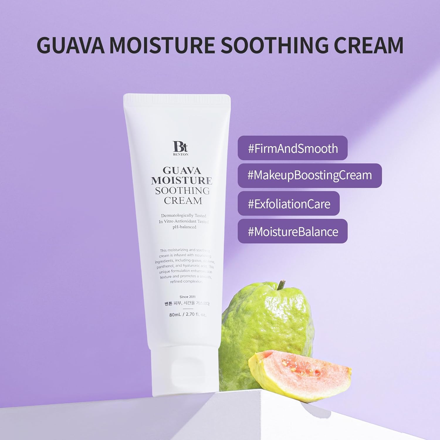 BENTON - Guava Moisture Soothing Cream 80ml