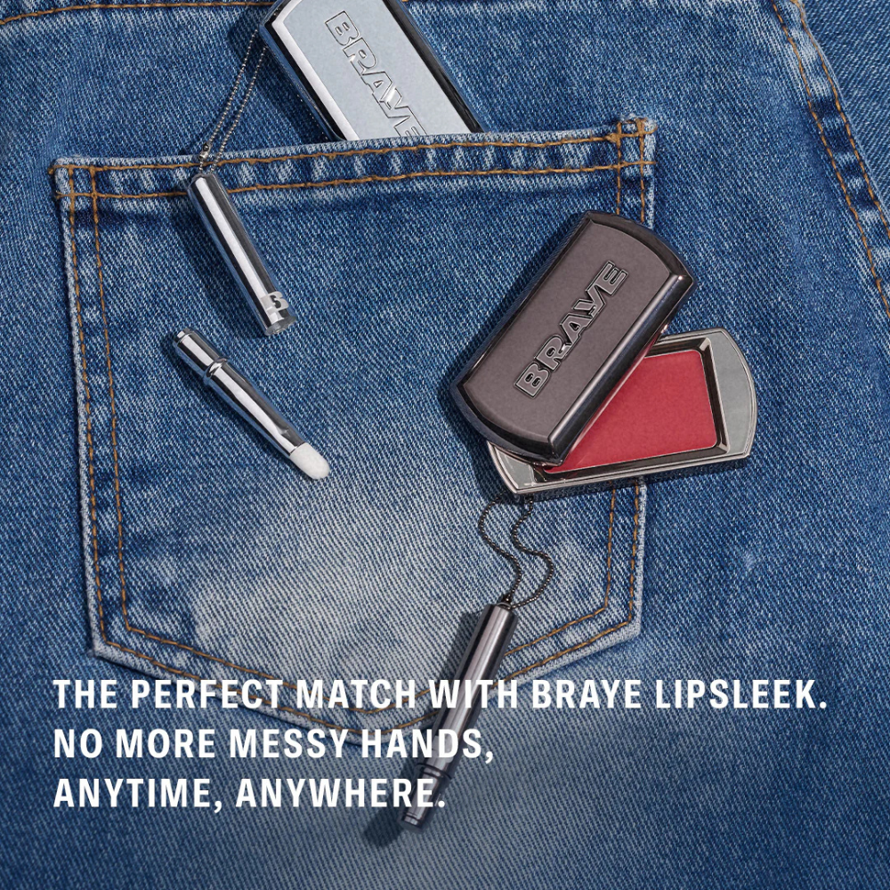 BRAYE - Pocket Lip Brush Silver
