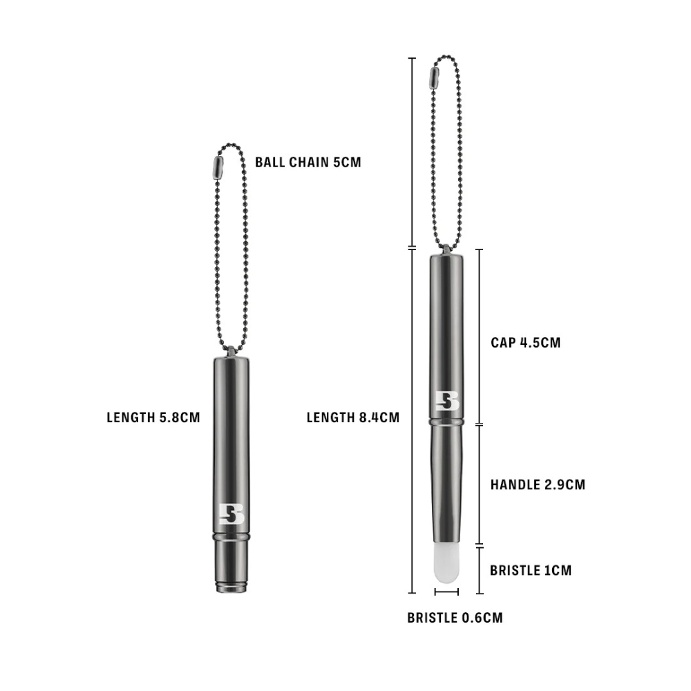 BRAYE - Pocket Lip Brush Silver