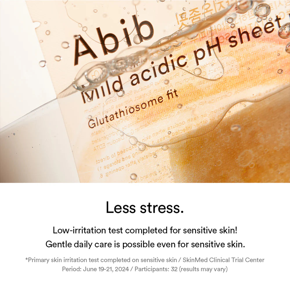 ABIB - Mild Acidic PH Sheet Mask Glutathiosome Fit