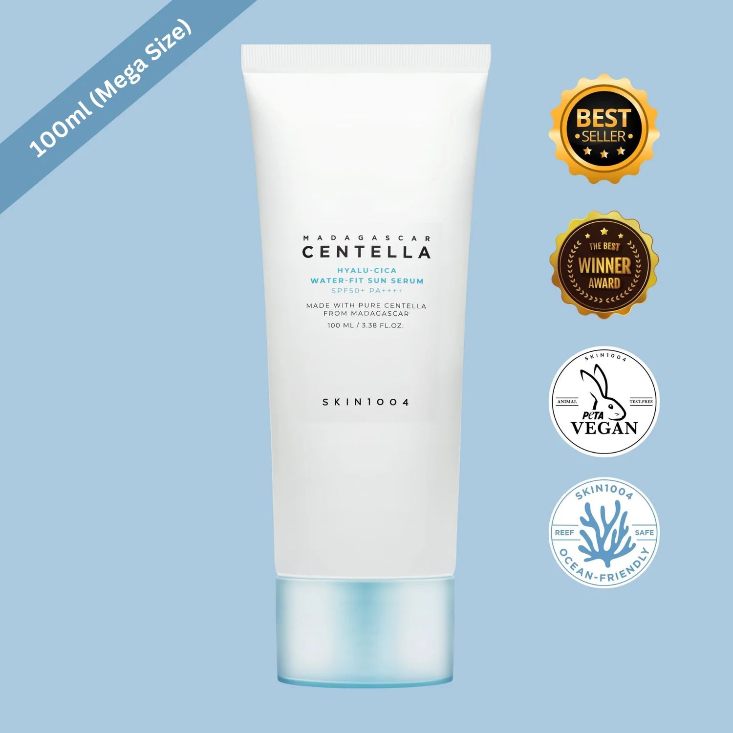 SKIN1004 - Madagascar Centella Hyalu-Cica Water-Fit Sun Serum 50ml