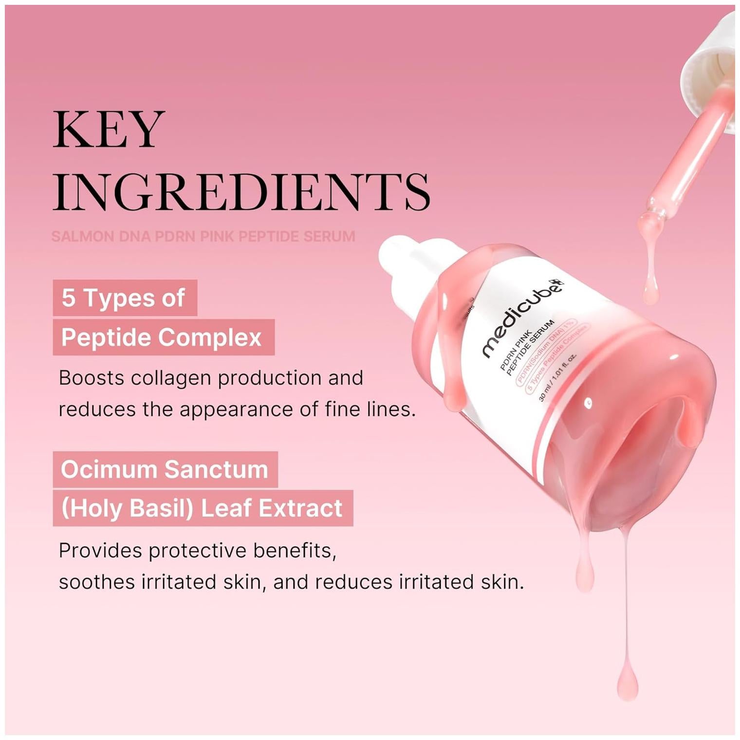 MEDICUBE - PDRN Pink Peptide Serum 30ml