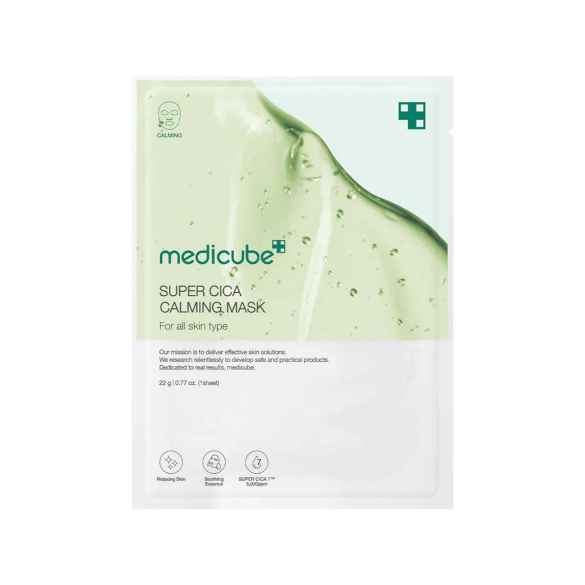 MEDICUBE - Super Cica Calming Mask