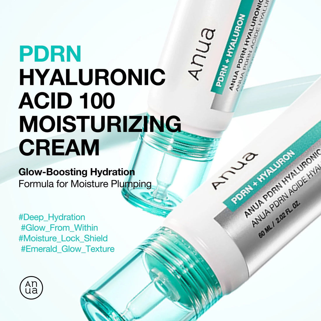 ANUA - PDRN Hyaluronic 100 Moisture Cream 60ml