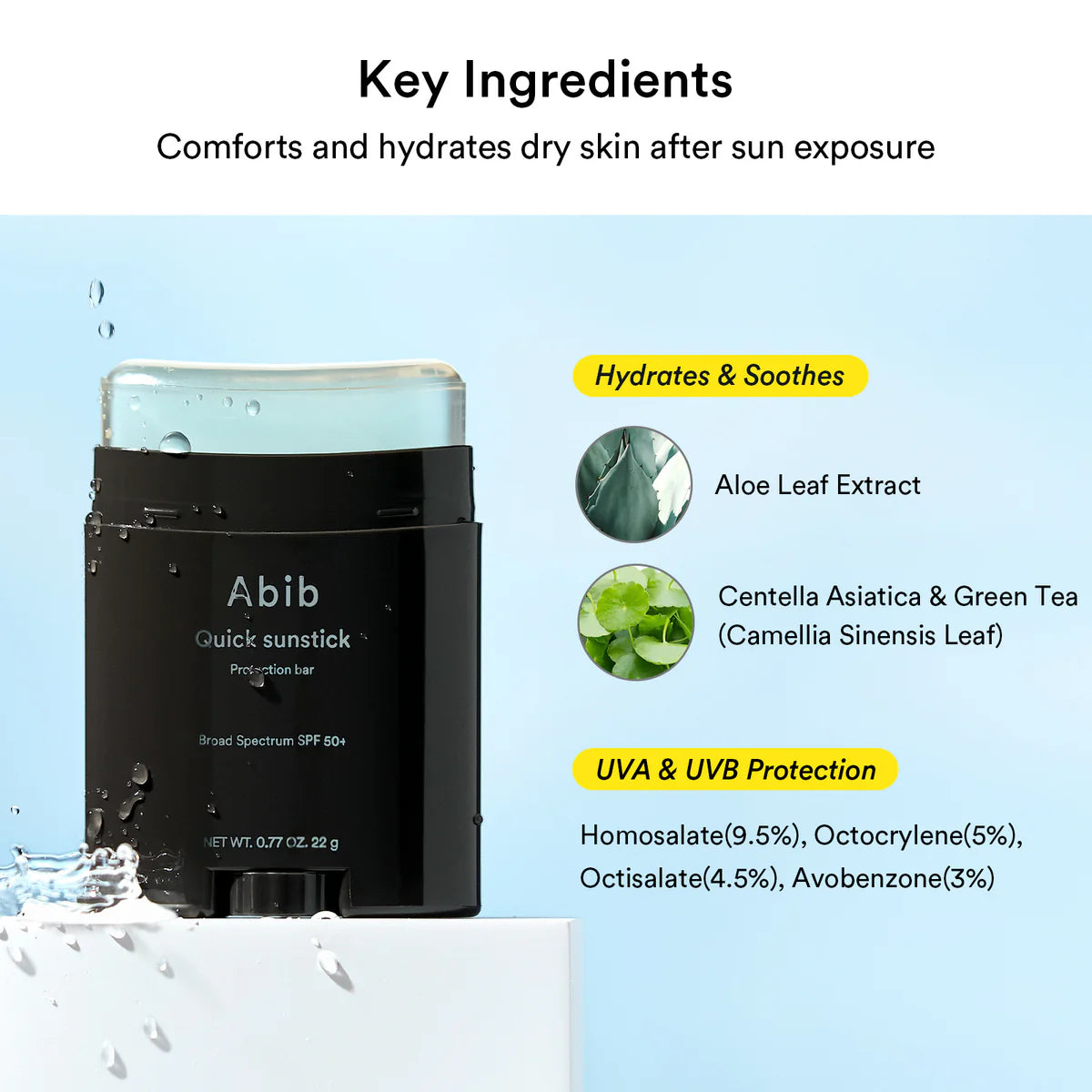 ABIB - Quick Sunstick Protection Bar SPF50+ PA++++ 22 g