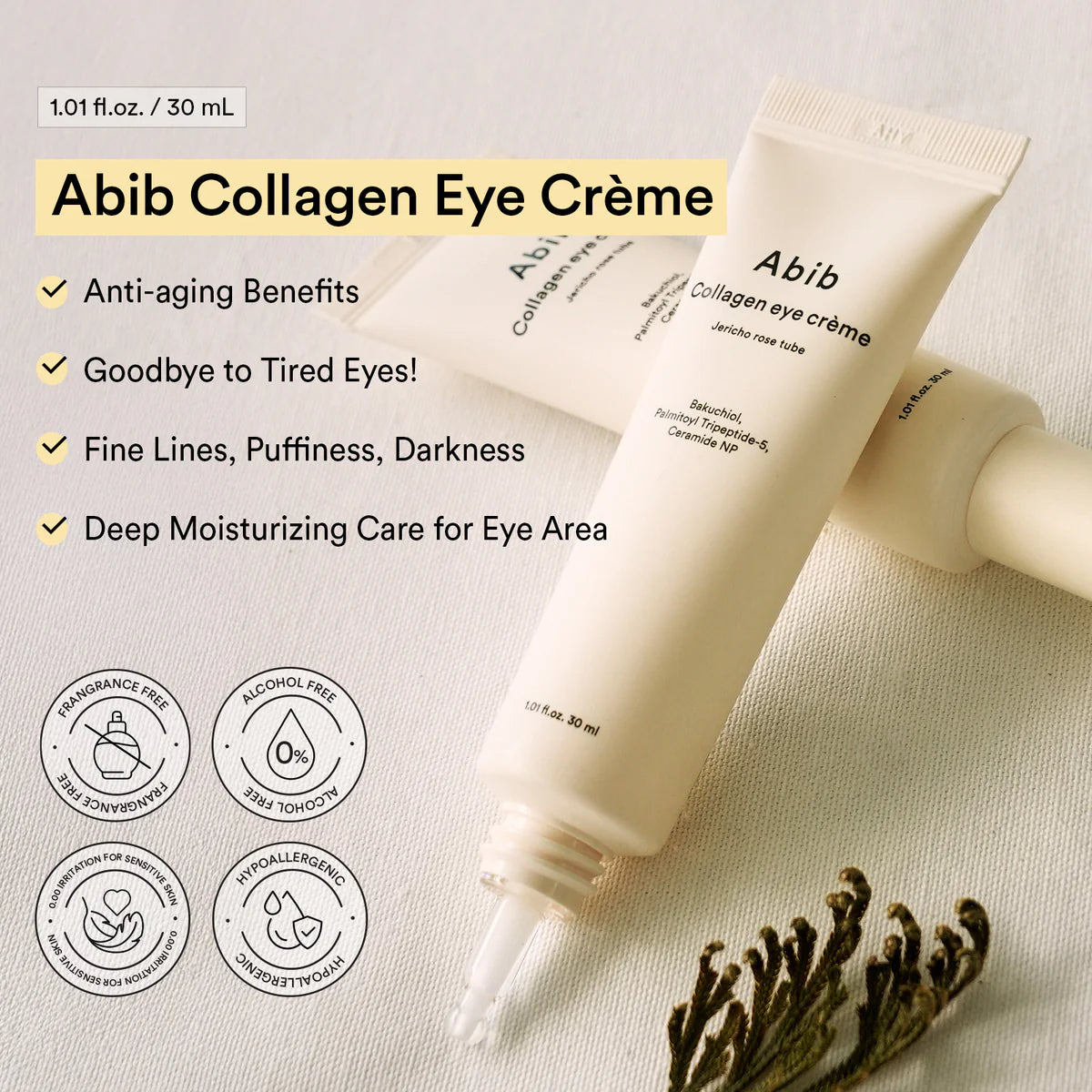ABIB - Collagen Eye Crème Jericho Rose Tube 30ml