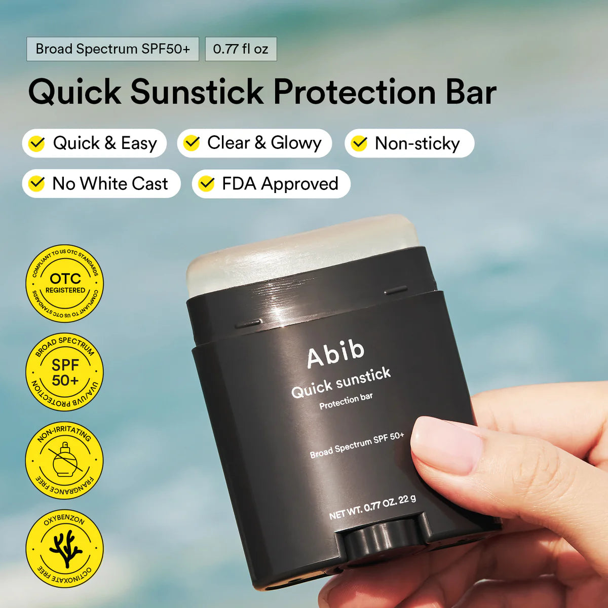 ABIB - Quick Sunstick Protection Bar SPF50+ PA++++ 22 g