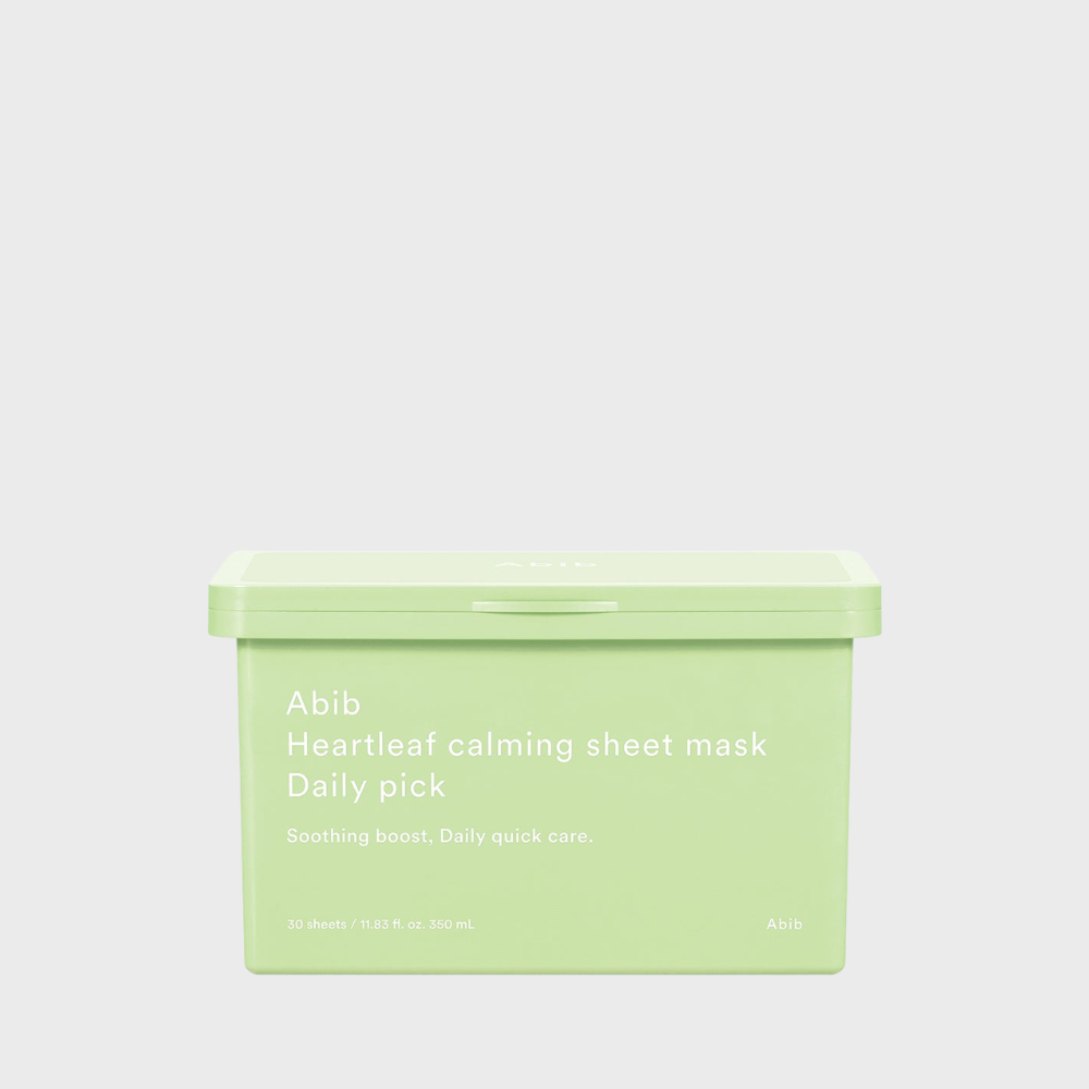 ABIB - Heartleaf Calming Sheet Mask Daily Pack (30 sheets)