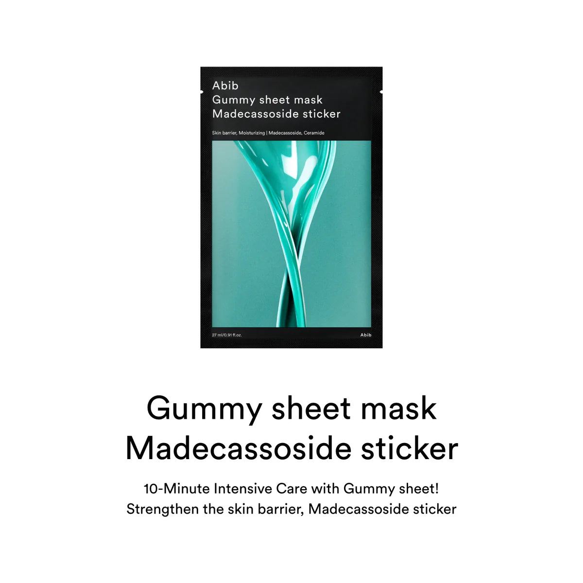 ABIB - Gummy Sheet Mask Madecassoside Sticker