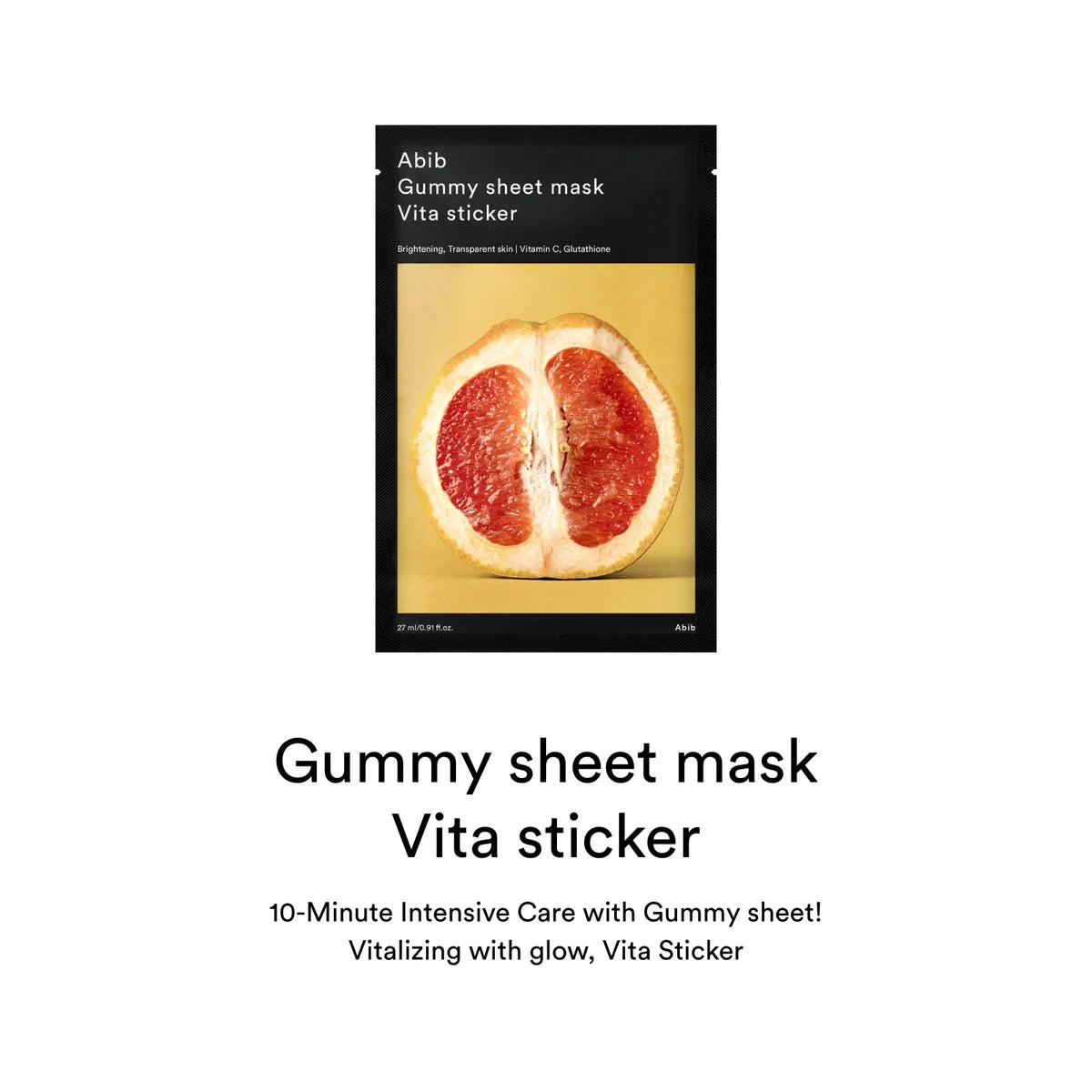 ABIB - Gummy Sheet Mask Vita Sticker