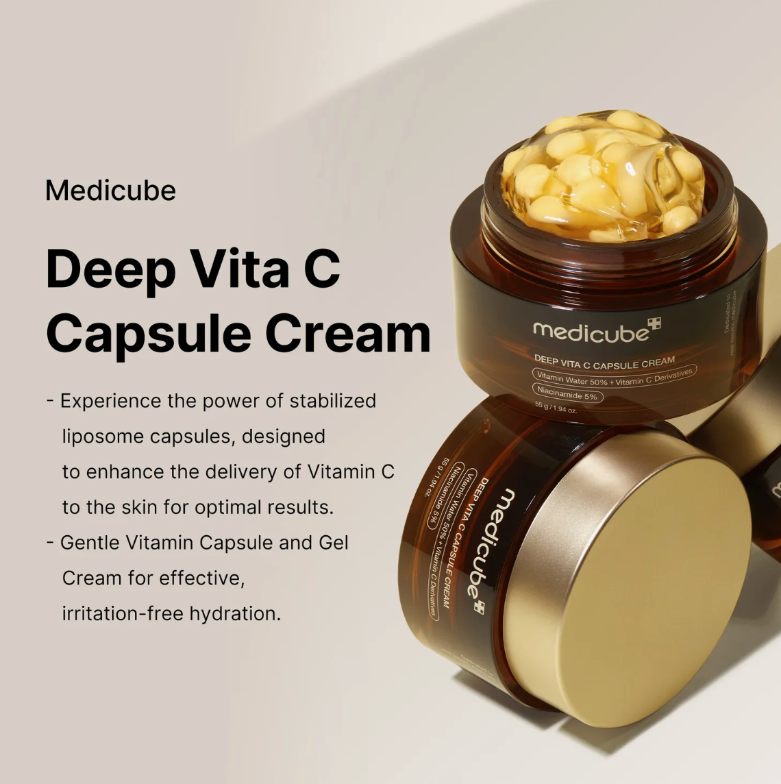 MEDICUBE - Deep Vita C Capsule Cream 55g